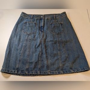 Denim skirt size 16